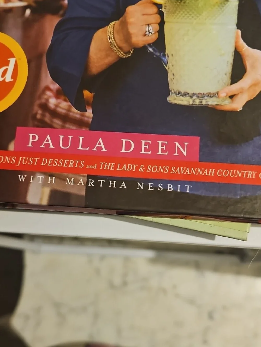 Paula Deen & Friends Cookbook - Blue Cover